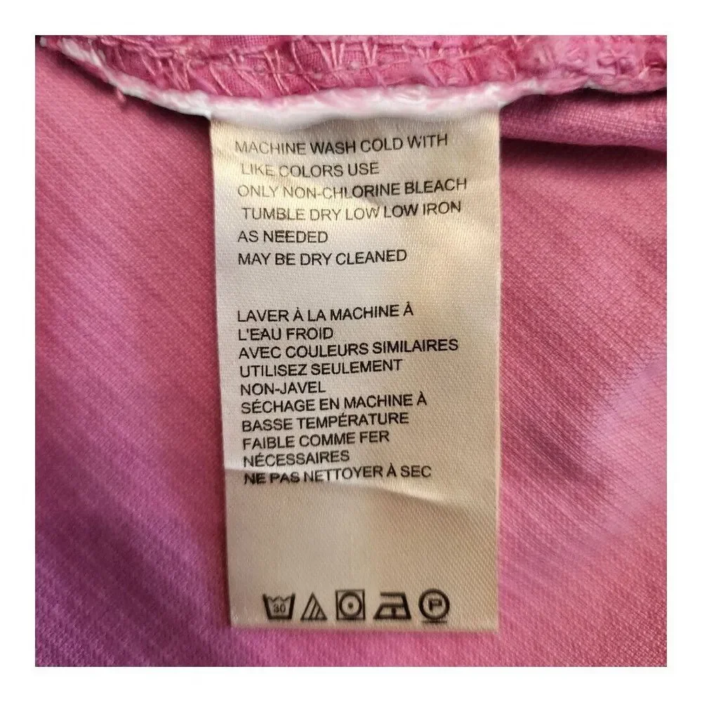 NWT FREE PEOPLE‎ Pink Frosting Button-Down Mini Skirt Size 8 Corduroy Pockets